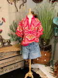 Fuchsia Mix Blouse