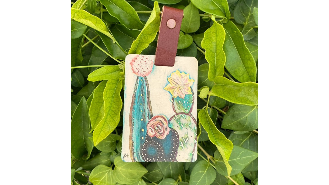 Cactus Luggage Tag