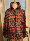 Black Multi Color Blouse