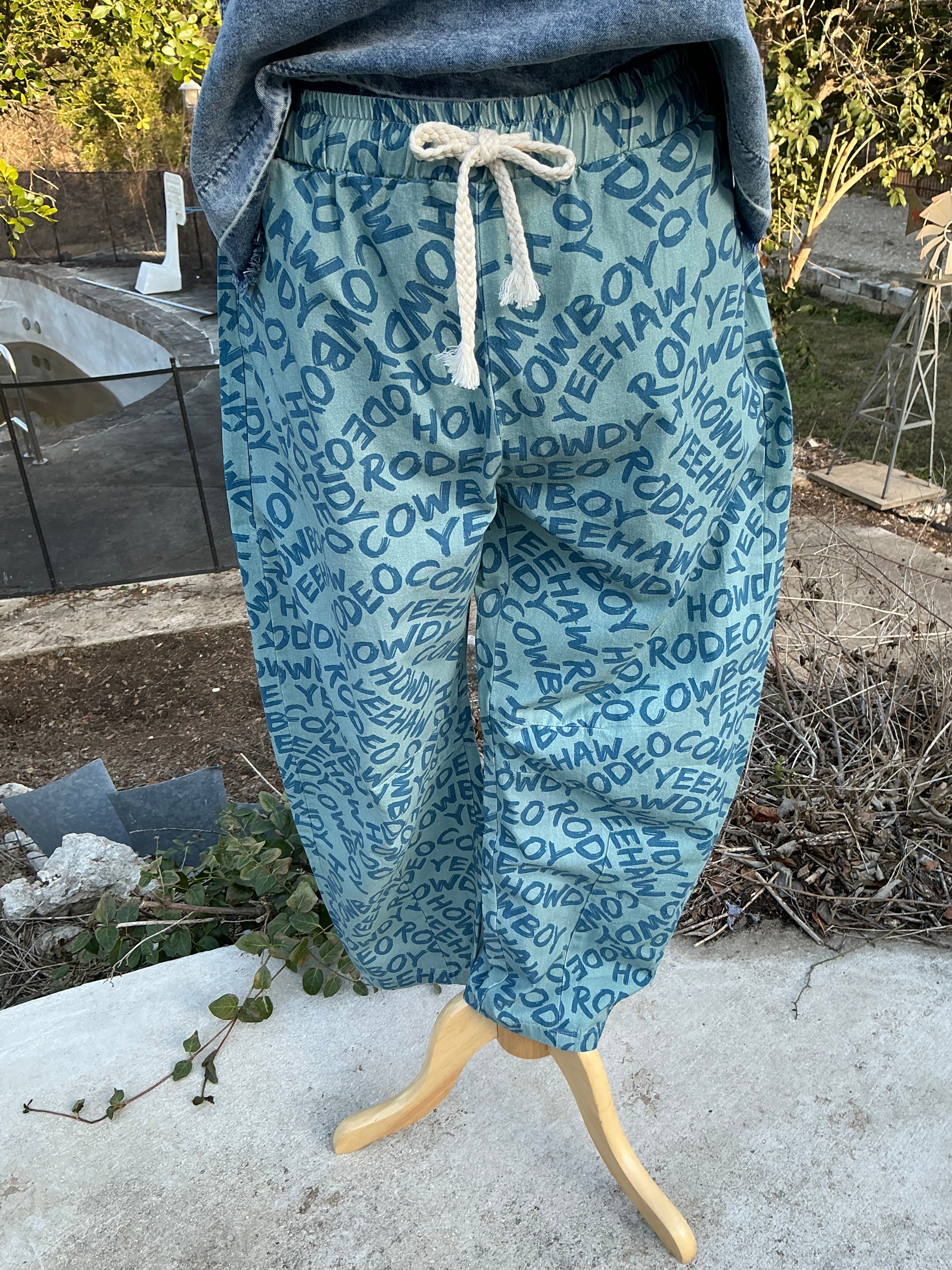 Howdy Barrel Pants